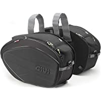 Givi EA100B Easy Bag - Alforja de 28-35 Litros- Carga Máxima 5 Kg por Bolso- Negro- 2 Unidades